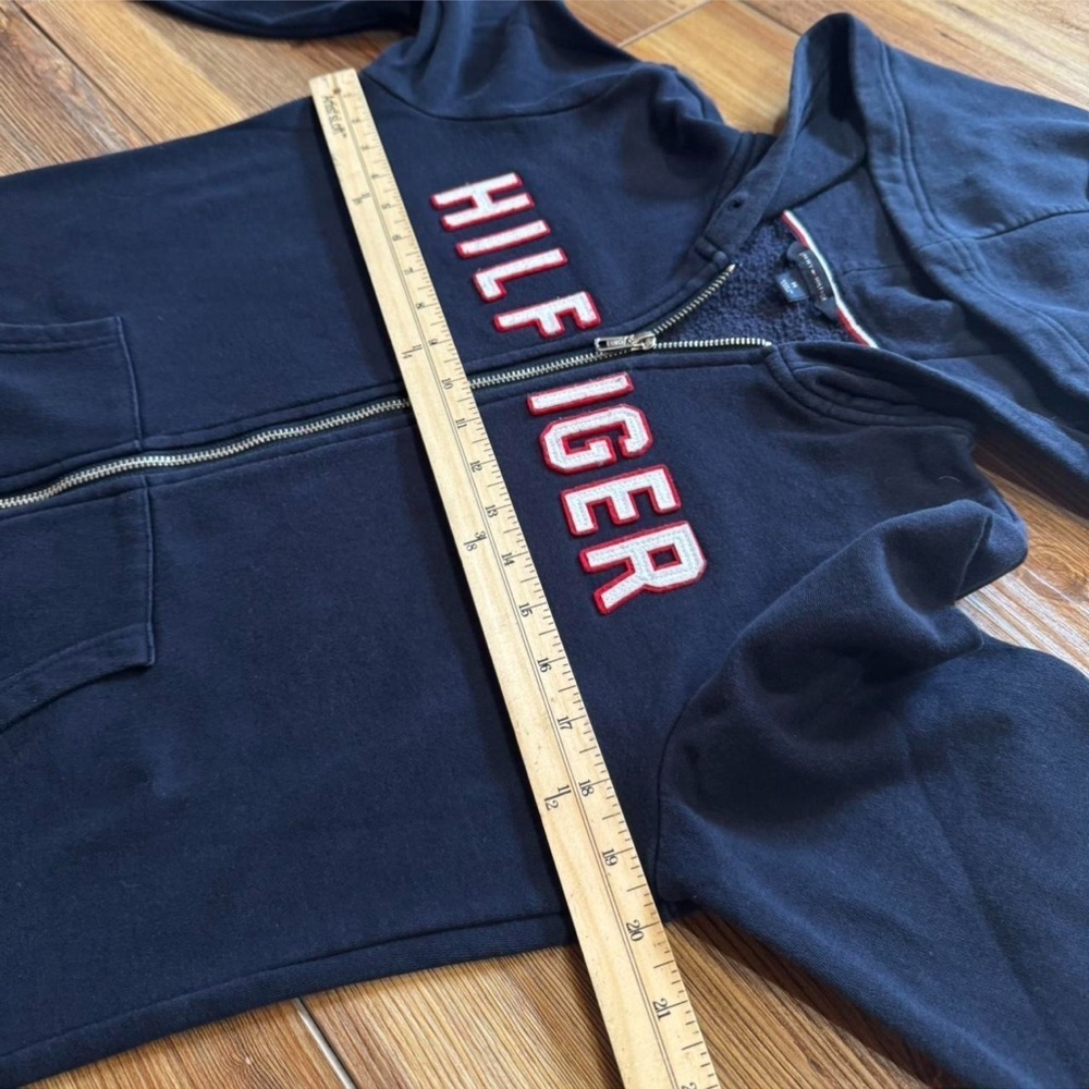 Tommy Hilfiger Navy Hoodie Jacket - Picture 5 of 6